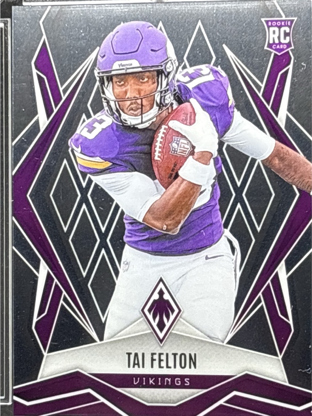 Panini Phoenix Tai Felton Vikings Rookie Football Card